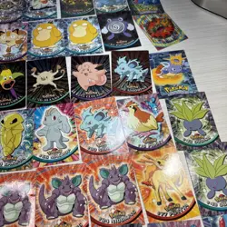 Lot of 99 Topps Pokemon Cards - See pics LP-MP Some Dmg - Image 5