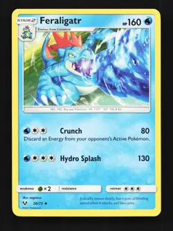 Feraligatr 20/73 NM Shining Legends English Pokemon Card TCG - Image 1