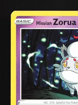 Hisuian Zorua 075/196 LP Lost Origin English Pokemon Card TCG - Image 4