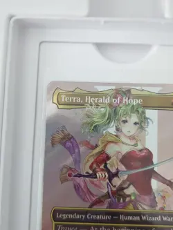 Terra, Herald of Hope (Borderless) (Surge Foil) Commander: Final Fantasy Foil - Image 2