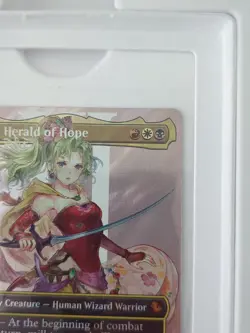 Terra, Herald of Hope (Borderless) (Surge Foil) Commander: Final Fantasy Foil - Image 3