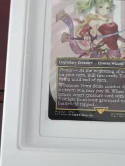 Terra, Herald of Hope (Borderless) (Surge Foil) Commander: Final Fantasy Foil - Image 5