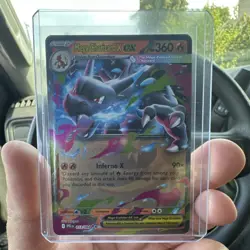 Pokemon Mega Charizard X EX Full Art Holo Card Me02 013/094 360 HP 90x Attack - Image 1