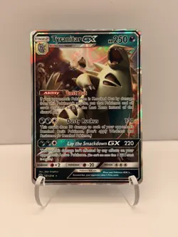 Tyranitar GX 121/214 Lost Thunder Ultra Rare Holo Pokemon Card NM - Image 1