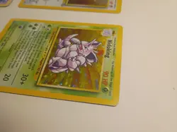 4 Rare Base Set Holo Pokemon Cards (Lot 4) Nidoking Dark Slobro - Image 4