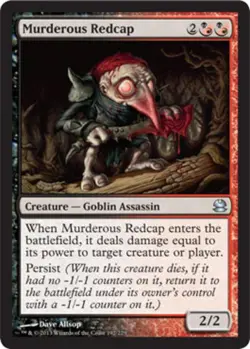 MTG magic cards 1x Murderous Redcap Modern Masters NM-Mint, English - Image 1