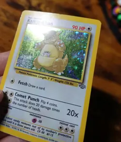 Kangaskhan 5/64 Holo Jungle Set Rare Pokemon Card LP/MP^ - Image 4