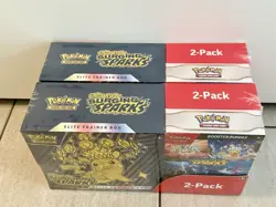 Pokemon Surging Sparks ETB & Booster Bundle Costco 2-pack. Factory Sealed 2BOXES - Image 2