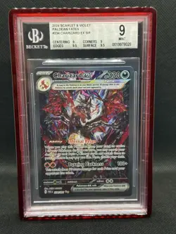 Pokemon Charizard EX Sir Paldean Fates Card 234/091 BGS 9 Mint - Image 1