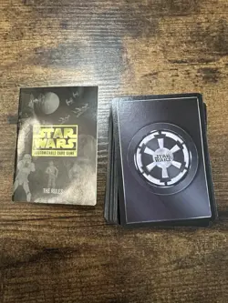 Star Wars CCG Premiere Starter Deck unlimtited edition W Manual MISSING ONE CARD - Image 2