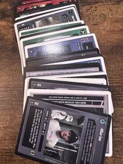 Star Wars CCG Premiere Starter Deck unlimtited edition W Manual MISSING ONE CARD - Image 3