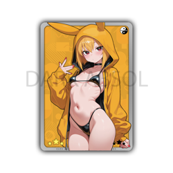 Chikapu | Sexy Beautiful Waifu Card - Goddess Custom Full Art - Fan Art Card - Image 1