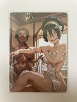 Tale of Katara and Toph FOIL Proxy Card Custom Waifu Illustrated Art tophs - Image 2