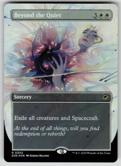Beyond the Quiet (Borderless) Foil Rare Edge of Eternities 303 MTG NM 2025 - Image 1