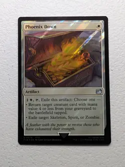 MTG - Phoenix Down - SURGE FOIL - Artifact - FIN #578 - UC - Image 1