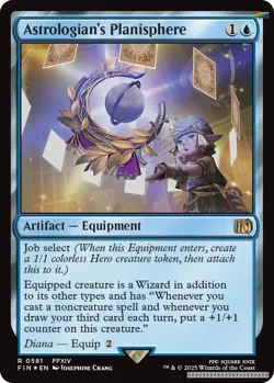Astrologian's Planisphere (Surge Foil) [FIN - 581] - NM TCG MTG - Image 1