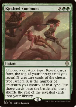 Kindred Summons 112 ECC Commander: Lorwyn Eclipsed NM - Image 1