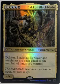 Dakkon Blackblade Foil x1 Secret Lair Drop Magic the Gathering MTG LP/NM - Image 1