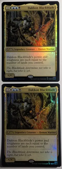 Dakkon Blackblade Foil x1 Secret Lair Drop Magic the Gathering MTG LP/NM - Image 3