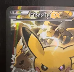 Pikachu EX XY124 XY Black Star Promo Pokemon English LP+ - Image 3