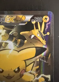 Pikachu EX XY124 XY Black Star Promo Pokemon English LP+ - Image 4