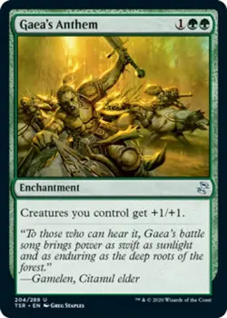 4x MTG Gaea's Anthem, NM-Mint, English Time Spiral Remastered - Image 1