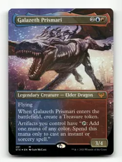 Galazeth Prismari Borderless Foil Strixhaven: School of Mages #281 Mythic - Image 1