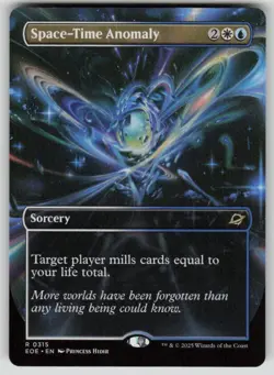 Space-Time Anomaly (Borderless) Rare Edge of Eternities 315 MTG Near Mint 2025 - Image 1