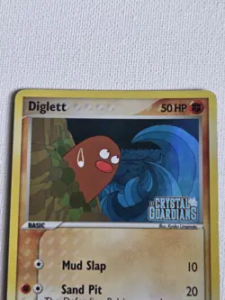 Diglett Ex Crystal Guardians Holo Stamped 50/100 2006 LP Pokemon Card - Image 3