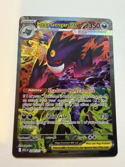 Pokemon TCG Mega Gengar Ex 284/217 SIR Ascended Heroes CLEAN - Pack Fresh. - Image 3