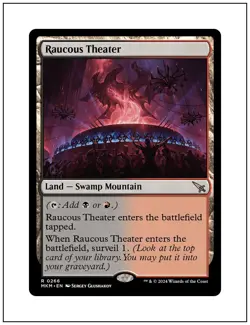 1x Raucous Theater, Murders at Karlov Manor, Magic MTG NM - Image 1