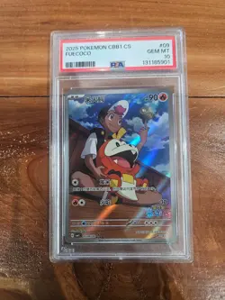 2025 Pokemon CBB1 CS Fuecoco 09/09 Simplified Chinese PSA 10 !! 🔥🔥 - Image 1