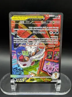 Mega Scrafty Ex 285 Full Art Ultra Rare Pokemon Beautiful Mint Condition - Image 3