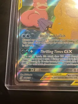 Pokemon Slowpoke & Psyduck GX Ultra Rare TAG TEAM Holo 218/236 SM-Unified Minds - Image 2