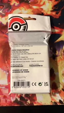 Pokemon Center Legends of Hoenn Card Sleeves 65 Standard Rayquaza Groudon Kyogre - Image 2