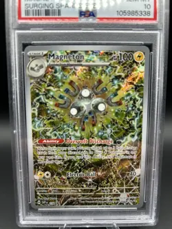 Pokemon Magneton 159 Scarlet & Violet Black Star Promo Holo PSA 10 - Image 3