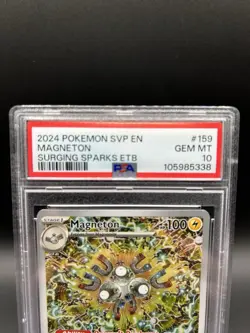 Pokemon Magneton 159 Scarlet & Violet Black Star Promo Holo PSA 10 - Image 4