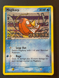 Magikarp Stamped Reverse Holo Pokemon TCG Deoxys 64/107 MP - Image 1