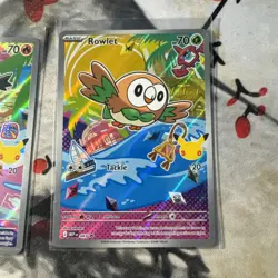 Pokemon TCG Rowlet Litten Popplio MEP 045 044 043 First Partner Promo Pack Fresh - Image 4