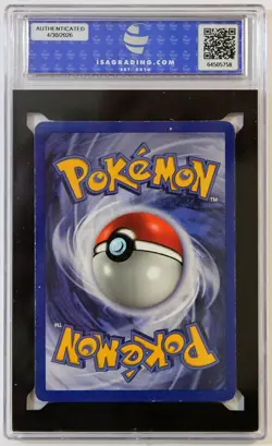 1999 Pokemon #10 Mewtwo HOLO ISA Graded 5 - Image 2