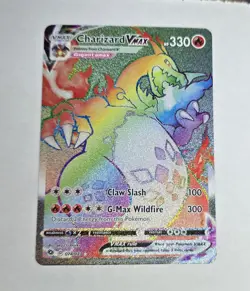 Charizard VMAX (Secret) 74/73 Pokemon TCG Champions Path Holo NM SWSH - Image 1