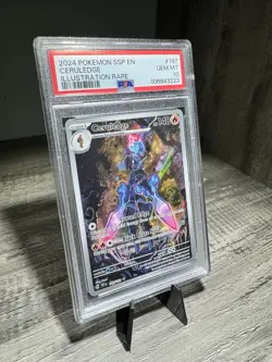 Ceruledge #197 PSA 10 Illustration Rare SSP 2024 Pokemon GEM MINT - Image 3
