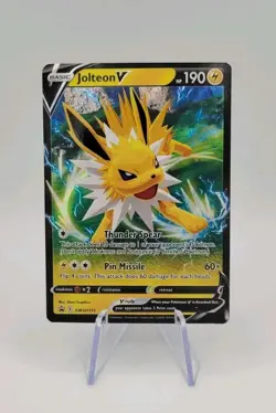 Pokemon TCG: Jolteon V SWSH151 Black Star Promos - NM - Image 1
