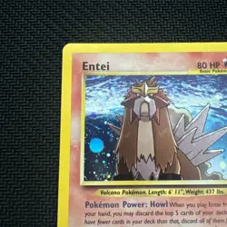 2001 Pokemon TCG Entei 6/64 Neo Revelation HOLO Rare - Image 2