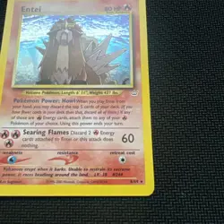 2001 Pokemon TCG Entei 6/64 Neo Revelation HOLO Rare - Image 4