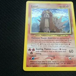 2001 Pokemon TCG Entei 6/64 Neo Revelation HOLO Rare - Image 5