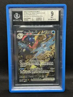2024 POKEMON SCARLET & VIOLET SHROUDED FABLE GRENINJA BLACK STAR PROMO BGS 9 - Image 1