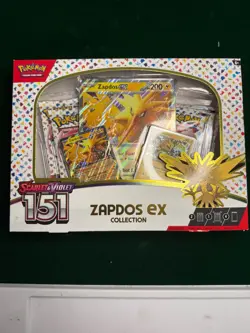Pokemon Scarlet & Violet 151 Zapdos Ex Collection New/Sealed - Image 1