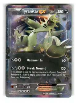 Tyranitar EX 42/98 Holo EX Rare Ancient Origins Pokemon Holo Lightly Played - Image 1