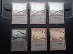 Magic The Gathering MTG Limited Edition Beta Swamp LOT OF 6 - Image 1